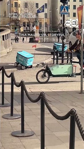 Pedestrians assist struggling food delivery robots