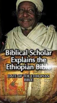 Ethiopian Bible Origins Explained by Biblical Scholar - Dan McClellan #ethiopianbible #bookofenoch
