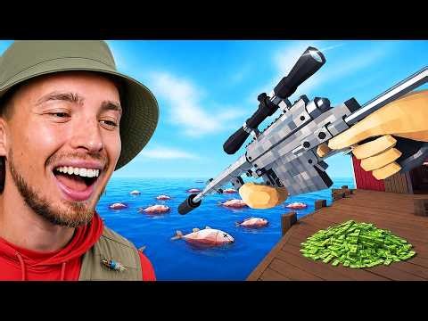 Getting Rich by SNIPING Fish in How to Fish
