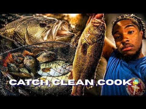 {Bass and Bluegill} CATCH CLEAN COOK | Retired Military/ Ex President Chef