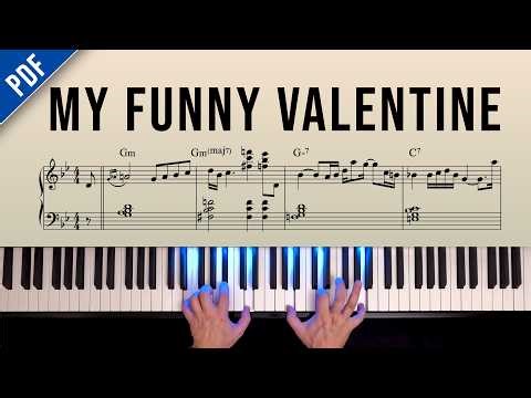 My Funny Valentine – Calming Jazz Piano Studies + Backing Tracks