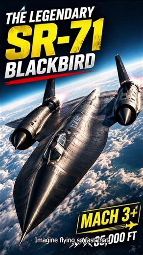 SR-71 Blackbird: The Spy Plane That Flew at Mach 3+ 🚀 #shorts