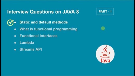 08. Static and Default Methods - Java 8 Interview Questions | Tanisha Pandey