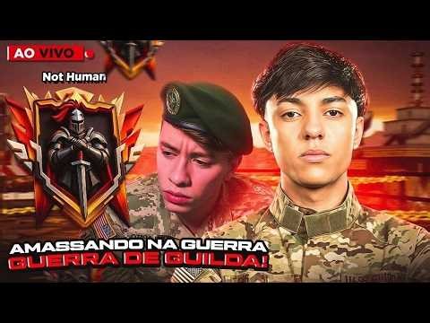 LIVE ON 🛑GUERRA DE GUILDAS/APOSTADO!💜JOGANDO PELA NOTHUMAN💜FREE FIRE AO VIVO💜