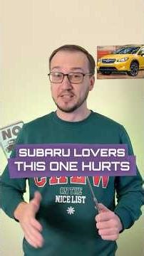 Subaru 2016–17: PROBLEMS Explained