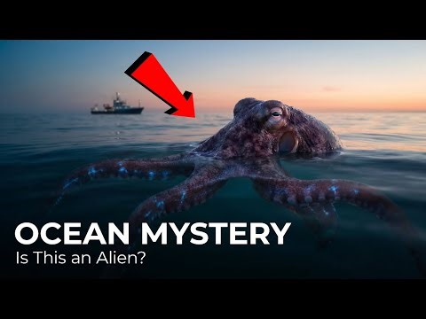 Ocean Mystery: Is This Octopus an Alien? 👽🐙 #ocean 