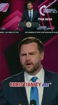 Crowd ERUPTS into ‘Charlie’ chant during Vance speech #foxnews #news #shorts #politics