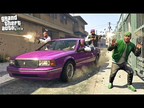 FRANKLIN GETS AMBUSHED BY BALLAS IN GTA 5!!! (GTA 5 Mods)