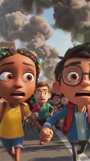 ALIEN ATTACK! 👽 PIXO HERO Saves the City! 🦸‍♂️🔥 #shorts #kidscartoon