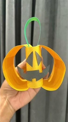 DIY Paper Pumpkin 🎃Easy Halloween Crafts