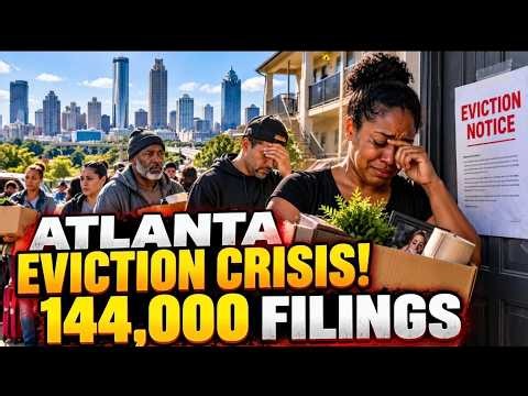 ATLANTA EVICTION CRISIS EXPLODES! 😱 144,000 Eviction Filings Leave Renters in Fear!