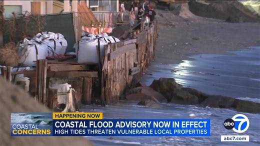 Long Beach braces for possible record high tides this week; coastal flood advisory in effect