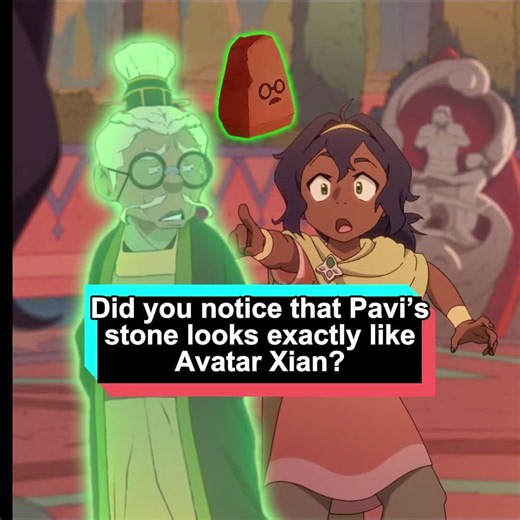 Did you notice that Pavi’s stone looks exactly like Avatar Xian?No one realizes that Pavi is the only true Avatar.#tiktokscaryhorrorcontest#AvatarSevenHavens#Avatar#Animation#Pavi