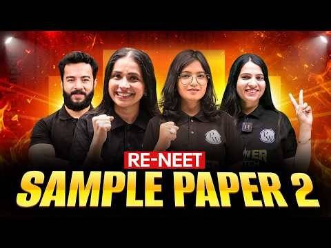 RE-NEET 2026 | Sample Paper 2 Physics Chemistry Zoology Botany | Physics wallah | Mission 30 Neet PW