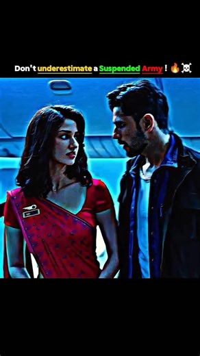 Don't underestimate a Suspended Army ! ☠️🔥💯#attitudeshorts #shortsfeed #southmovie #armyofficer #4k