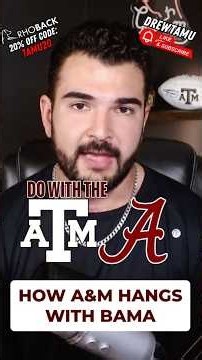 How A&M Hangs With Alabama 👀 #TexasAM #Aggies #aggiefootball #rolltide