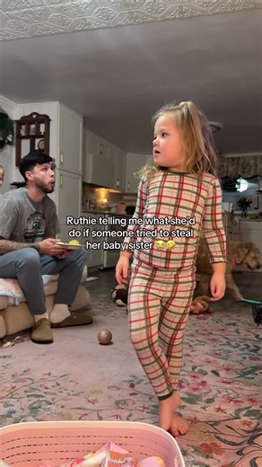 Tyler being so unphased says it all 💀😂 #funny #dontplaywithher #ruthie