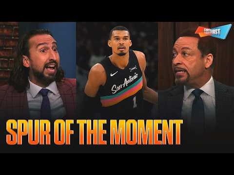 Brou SMITTEN with Wembanyama's MVP confidence 😍 Will the Spurs win a title or flame out? | FTF