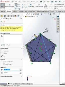 Exercise Tutorial 14 | Star Shape Sheet Metal Design | SolidWorks