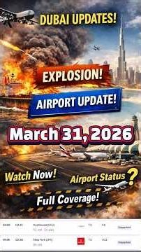 Dubai Explosion Update 🚨 Oil Tanker Attack Near Dubai | Airport Status Today