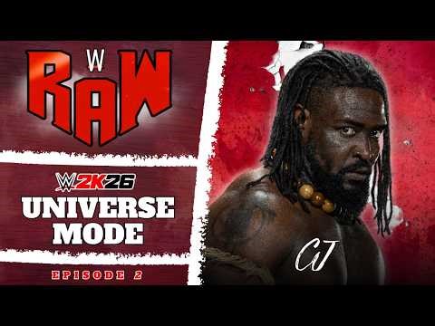 WWE 2k26 Universe Mode | Raw Glasgow | EPISODE 2