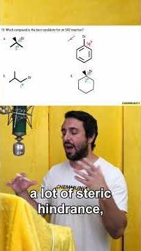Determining Substrates for SN2 Reactions Question #alkylhalides
