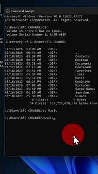Four Basic Command Prompt Commands