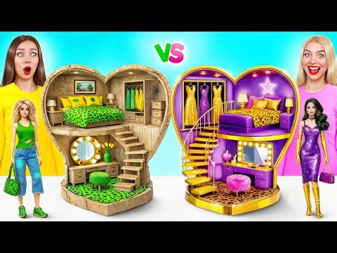We Build Amazing Doll House for Bratz Rich vs Broke Challenge | Prank Wars by Multi DO Girls