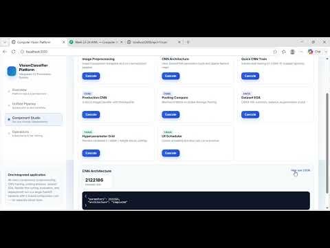 Lesson 23–24: Build a Full Computer Vision Platform — FastAPI, PyTorch, React & Docke #aiml
