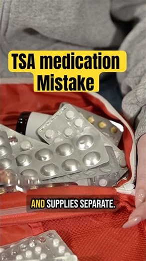 TSA Medication Mistake That Gets Travelers Flagged in 2026 #airportsecurity #traveltips #tsa