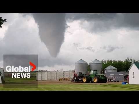 Tornado leaves trail of destruction after hitting southeast Saskatchewan
