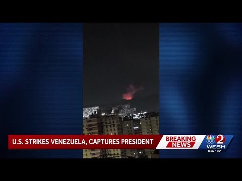 US Strikes Venezuela, captures President Maduro