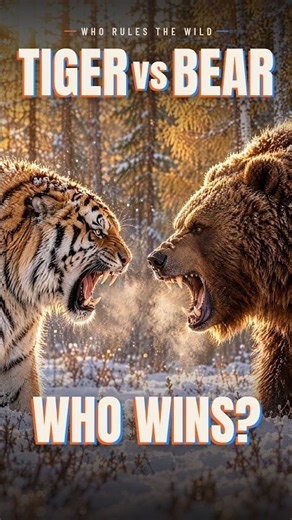 Siberian Tiger vs Brown Bear: Who Wins? 🐅🐻