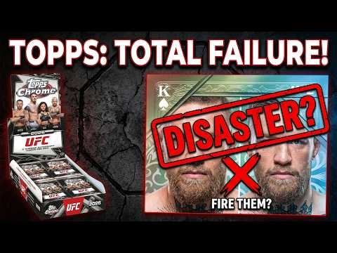Topps Needs to FIRE their UFC Person: 2026 UFC Chrome Hobby Box Review!