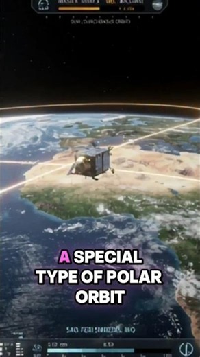 Sun Synchronous Orbit Explained | Perfect Earth Images #space #facts #science #universe #spacefacts