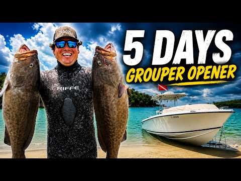 5 Days Spearfishing South Florida Grouper Opener