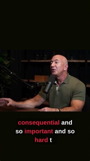 Bezos explains why most decisions don't matter as much as you think