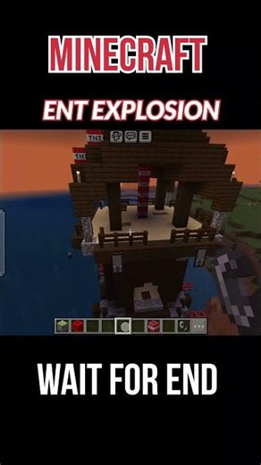 Minecraft castle Explosion##minecraft #minecraftshorts #explosion #rendingshorts #shorts