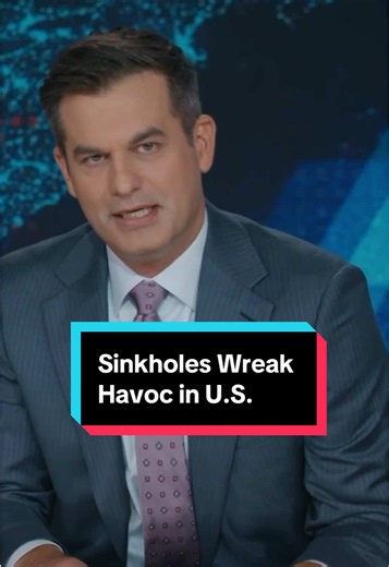 Now sinkholes are a problem? @Michael Kosta thought the whole job of the ground was to be the GROUND! #DailyShow #Sinkholes #US