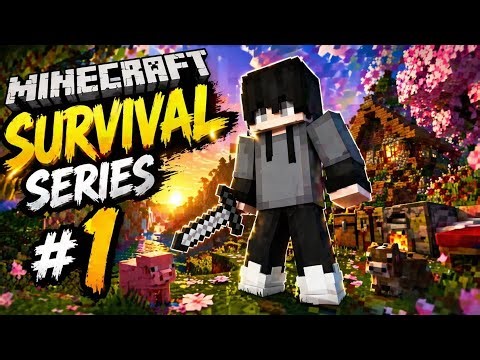 Minecraft Survival Series #1 | New World, First House & Full Survival Journey Begins!