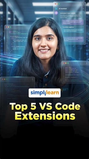 Top 5 VS Code Extensions You Need In 2026 | Best VS Code Extensions 2026 | #Shorts | #Simplilearn