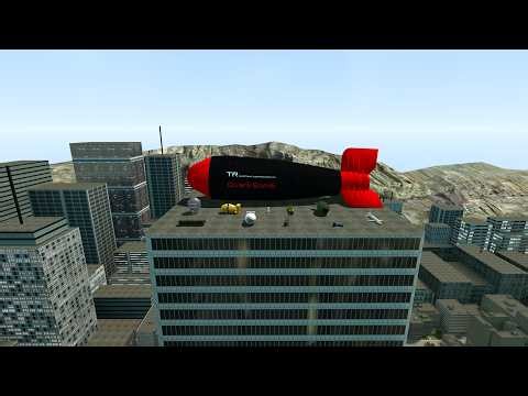 Testing Every Bomb vs Realistic Big real city York GMod Physics!
