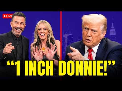 Trump ERUPTS After Jimmy Kimmel and Stormy Daniels Did this Live on TV!