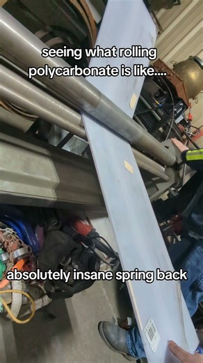 it didn't take the roll at all #fabrication #millwright #welding #mechanical