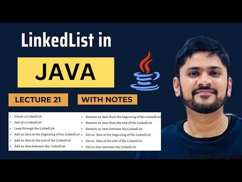 LinkedList in Java | Built-in LinkedList Methods | Java Tutorial for Beginners | Amit Thinks
