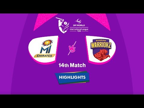 Highlights: 14th Match, Mi Emirates vs Sharjah Warriorz | 14th Match - MIE vs SW