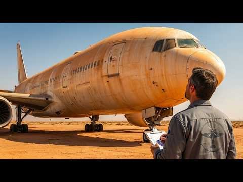 Oddly Satisfying Full Rebuild of an Abandoned Boeing 777-9X Widebody Jet – Aviation Restoration ASMR