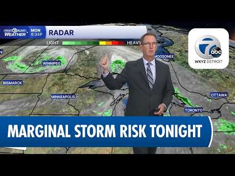 Isolated Storm Chances and Heat in Detroit Area