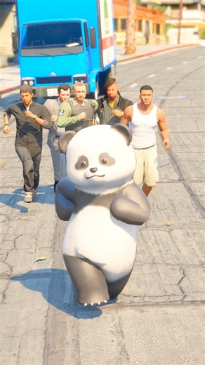 Panda's Proves That Animals Love Each Other | GTA V | #shorts #youtubeshorts