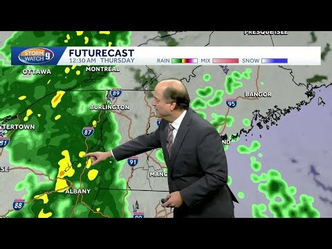 Video: Rain moves in overnight
